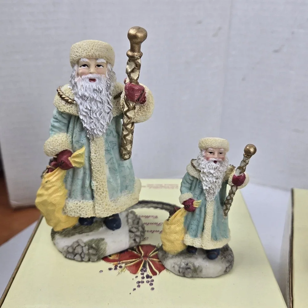 9 International Santa Claus Collection Special Double Pack Figurines & Ornaments